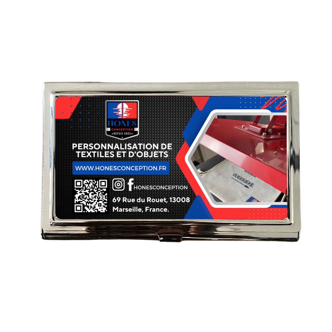 Customizable metal business card holder – Elegance & Practicality for everyday use