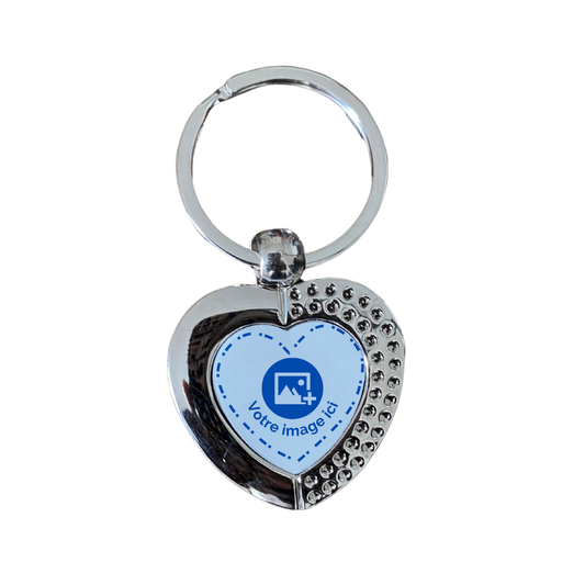 Porte-Clés Cœur Personnalisé – Un Cadeau Unique et Touchant