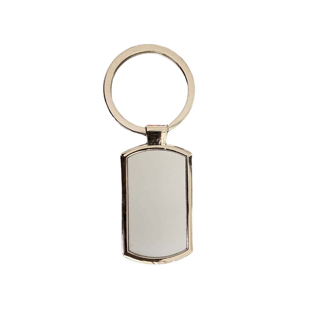 Rectangular Aluminum Keychain – Elegant and Customizable