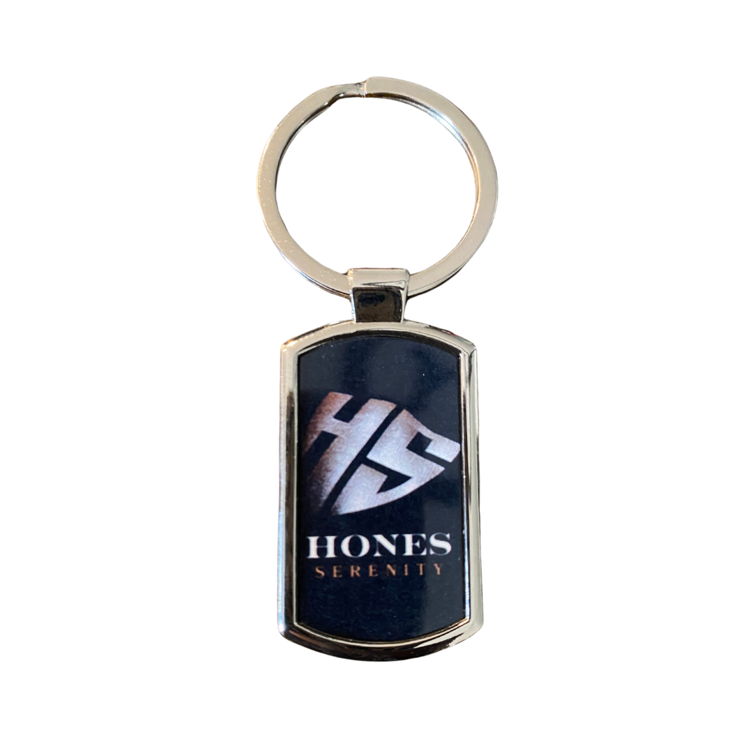 Rectangular Aluminum Keychain – Elegant and Customizable