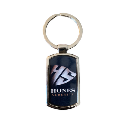 Rectangular Aluminum Keychain – Elegant and Customizable