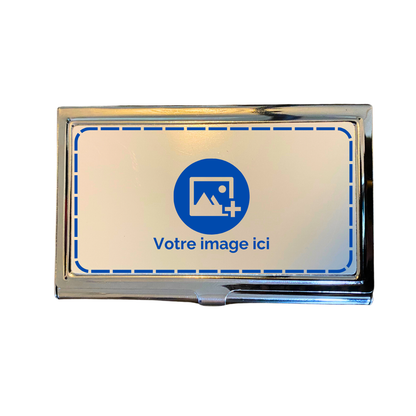 Porte-cartes de visite en métal personnalisable – Élégance & Praticité au quotidien