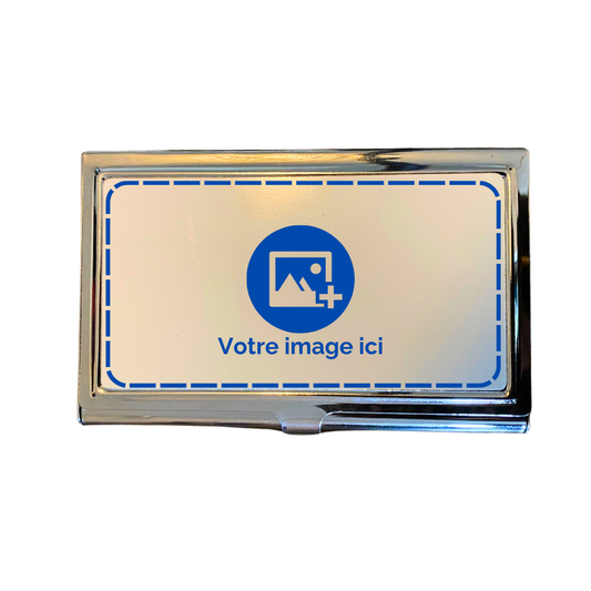 Porte-cartes de visite en métal personnalisable – Élégance & Praticité au quotidien