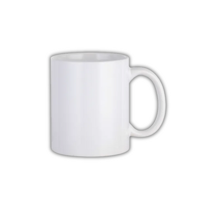 Mug 11 oz Blanc en Céramique Brillant