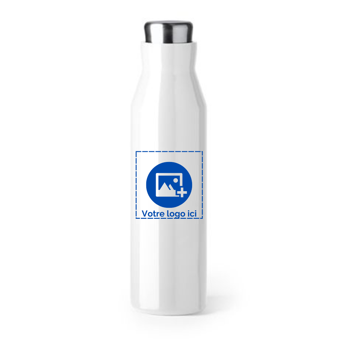 XXL White Water Bottle 580 ml – Elegance and Performance in Everyday Life
