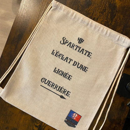 Sac à cordon personnalisable en polyester – 34x42 cm – couleur écru – Idéal sport & loisirs